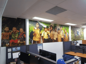 Office Wall Graphics Newcastle - Big Colour
