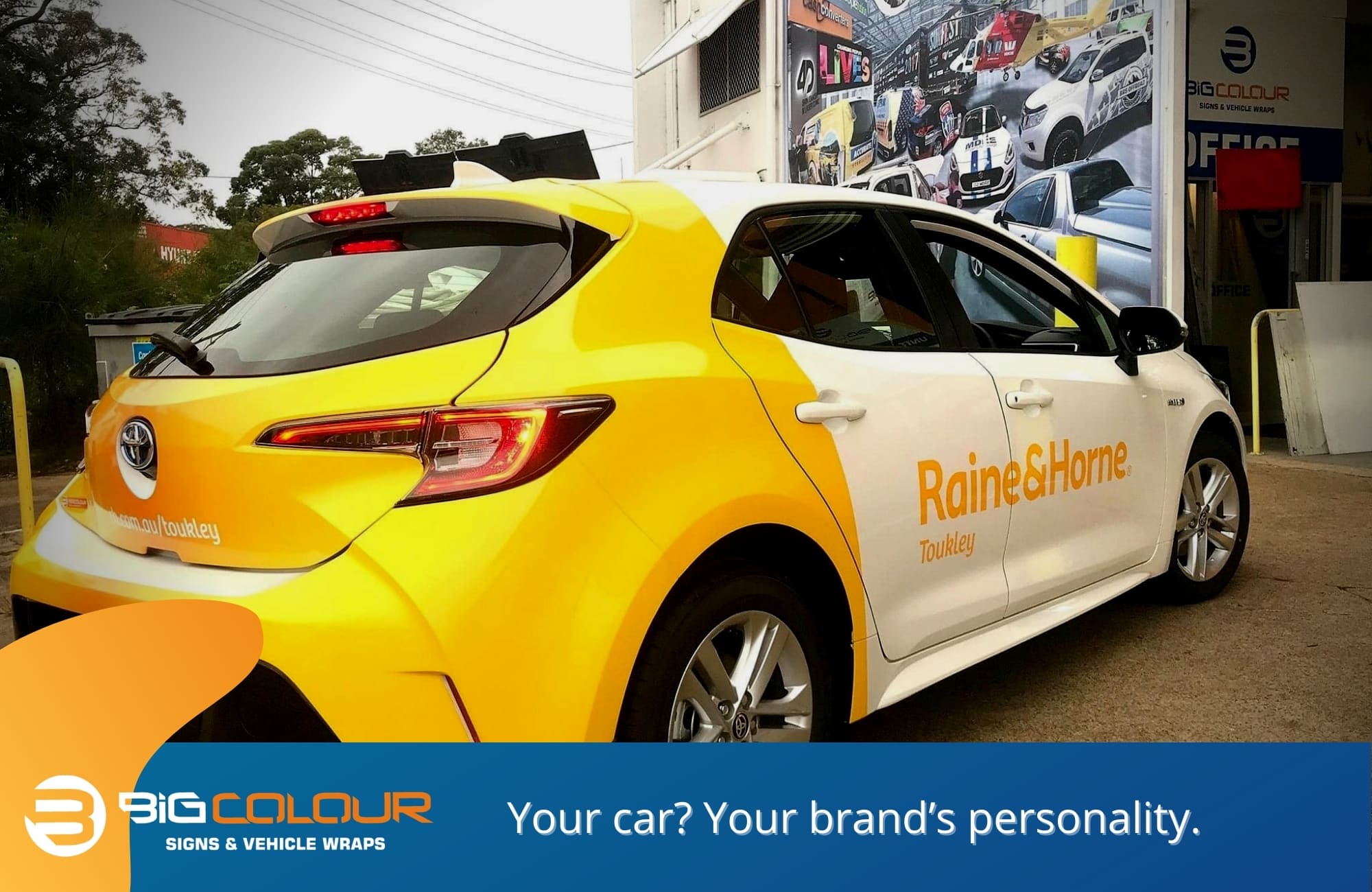Your car Your brand’s personality.