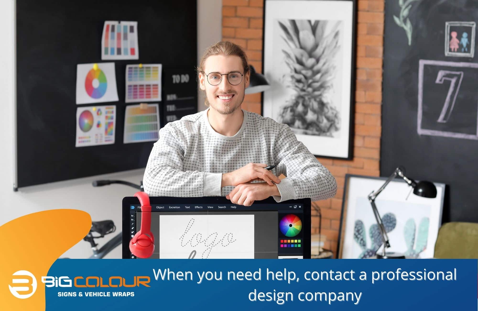 When you need help, contact a professional design company